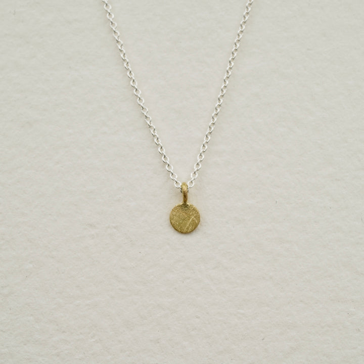 Anhänger 750 Gold mit Silberkette