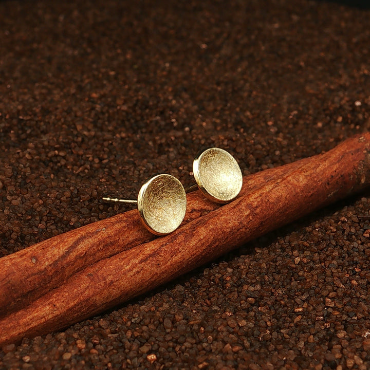 Ohrstecker Schale aus 585 Gold